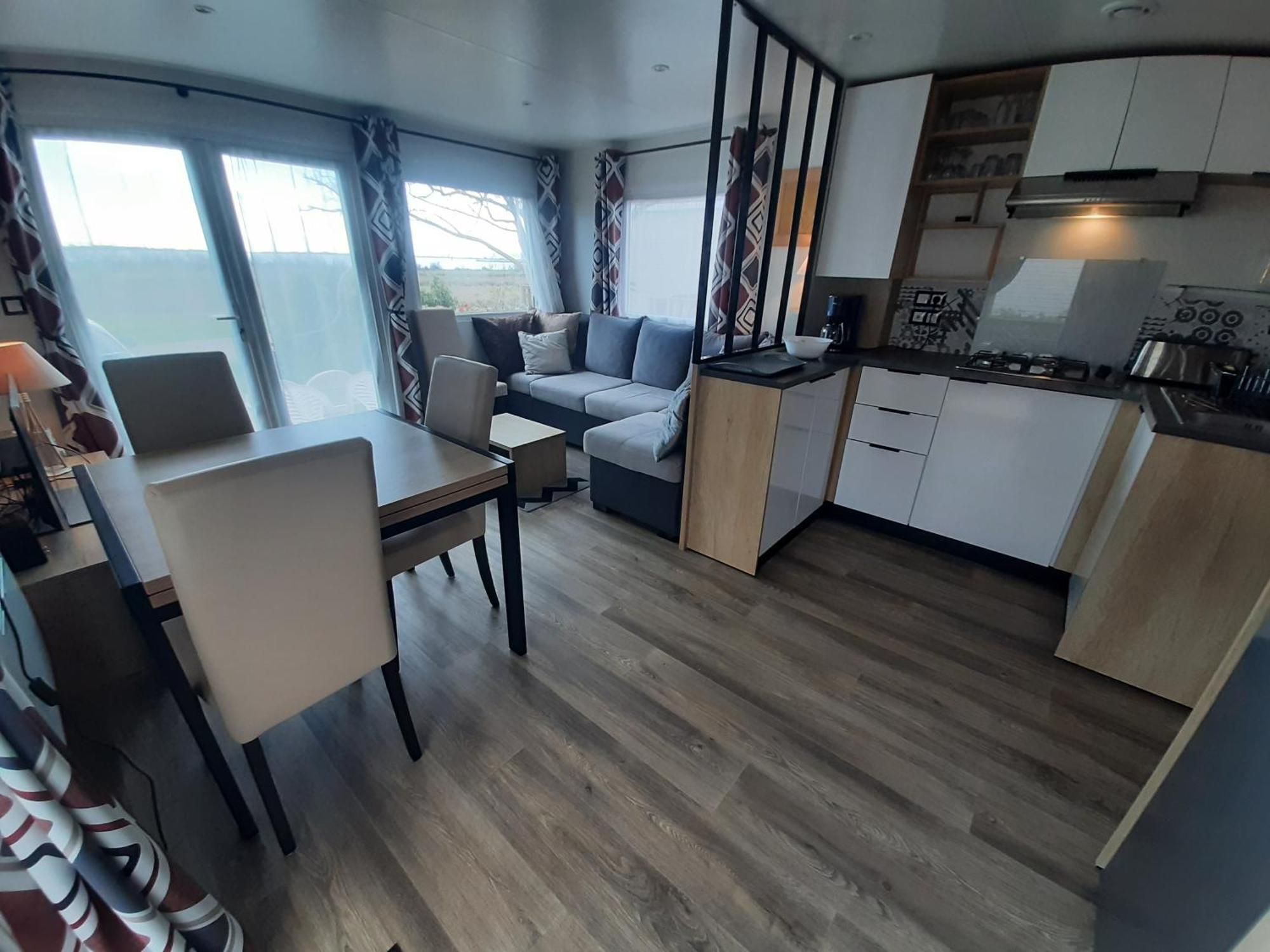 Serenity 565 Au Lac Des Reves-Camping 4 Etoiles-Mobil Home 3Ch-6Pl-Clim-Sdb- Wc Separe-Au Calme, Belle Vue Sur Le Lac, Sans Vis A Vis Lattes Exterior photo